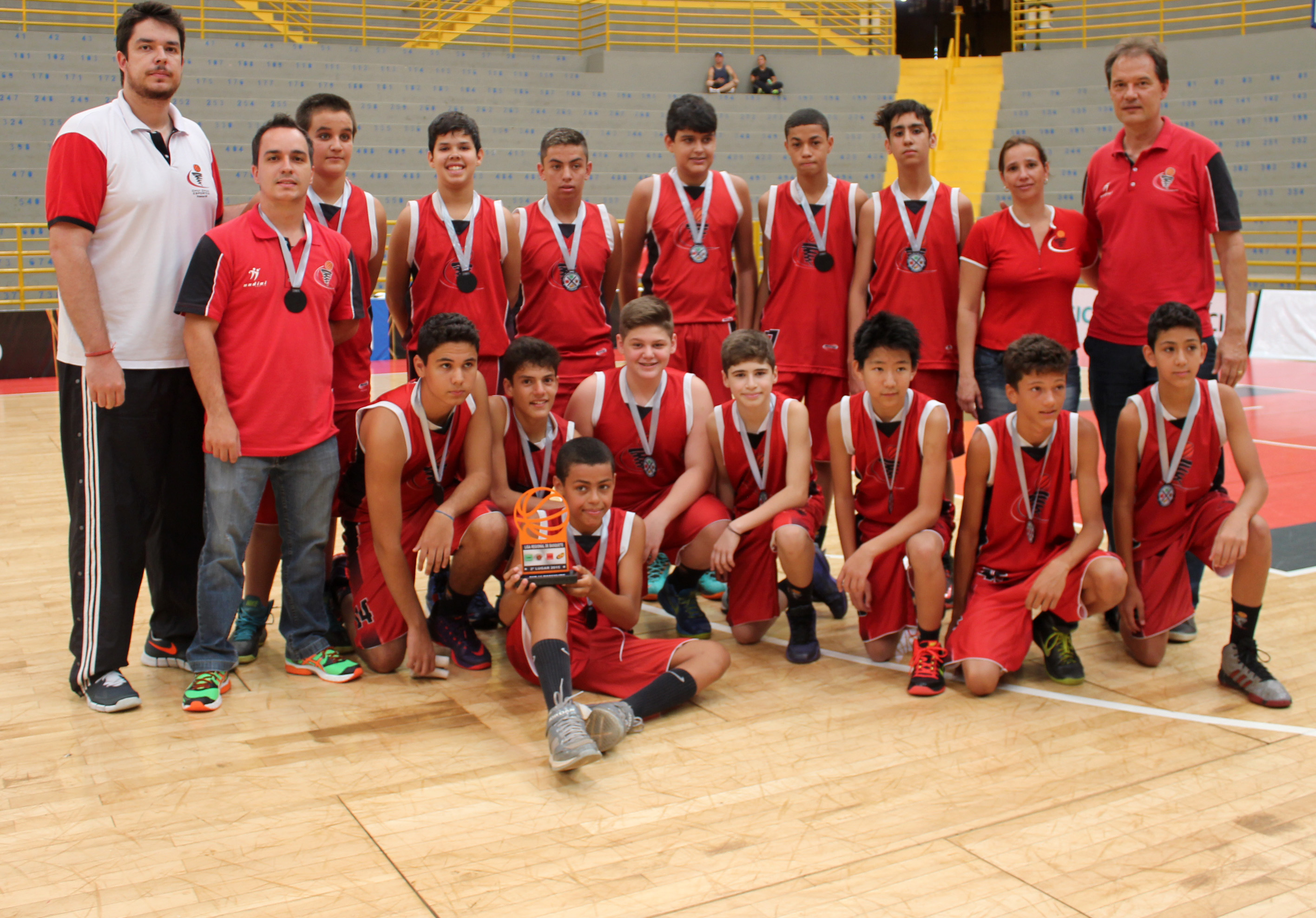 ASPA venceu a Liga Regional de Basquete, na categoria Sub-13, por 70 x 53 contra Chuí Chuá Sports (Foto: Palavra Fácil)